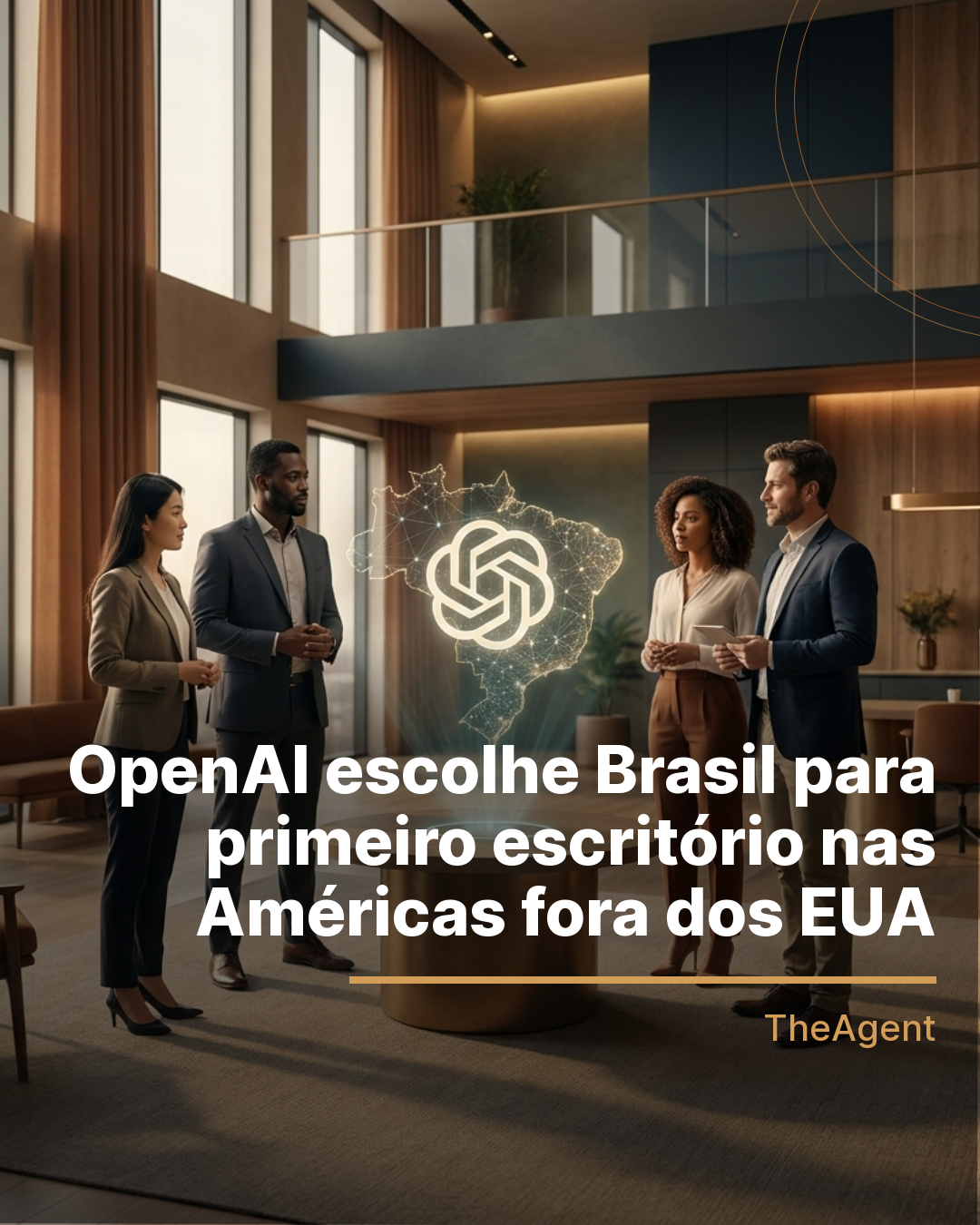OpenAI escolhe Brasil para primeiro escritório nas Américas fora dos EUA