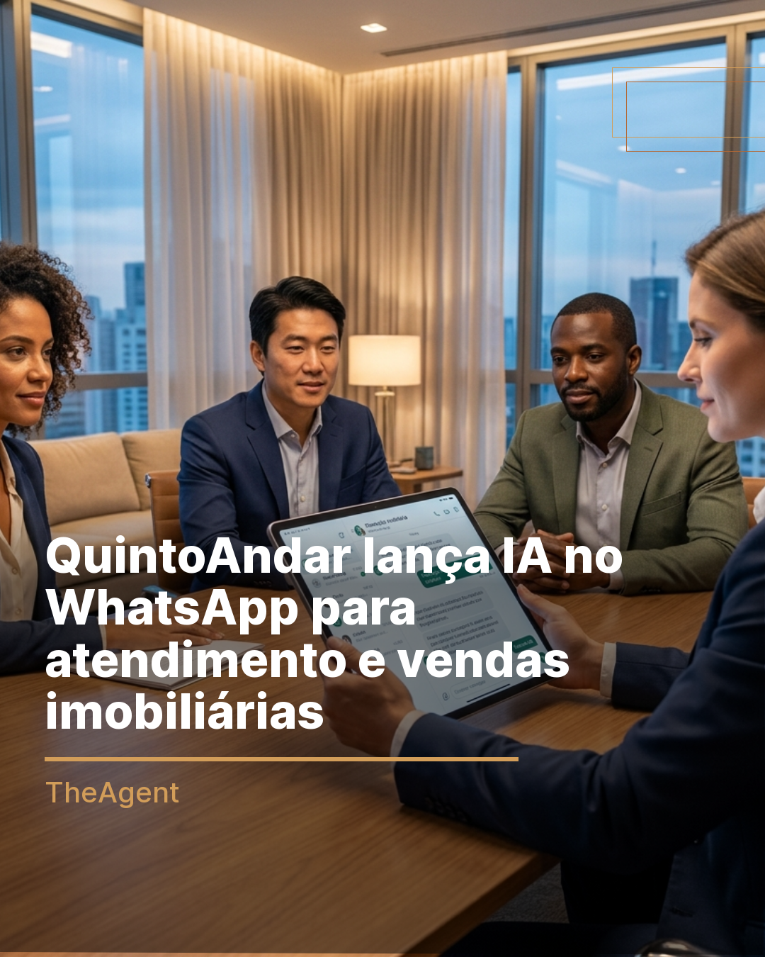 QuintoAndar lança IA no WhatsApp para atendimento e vendas imobiliárias
