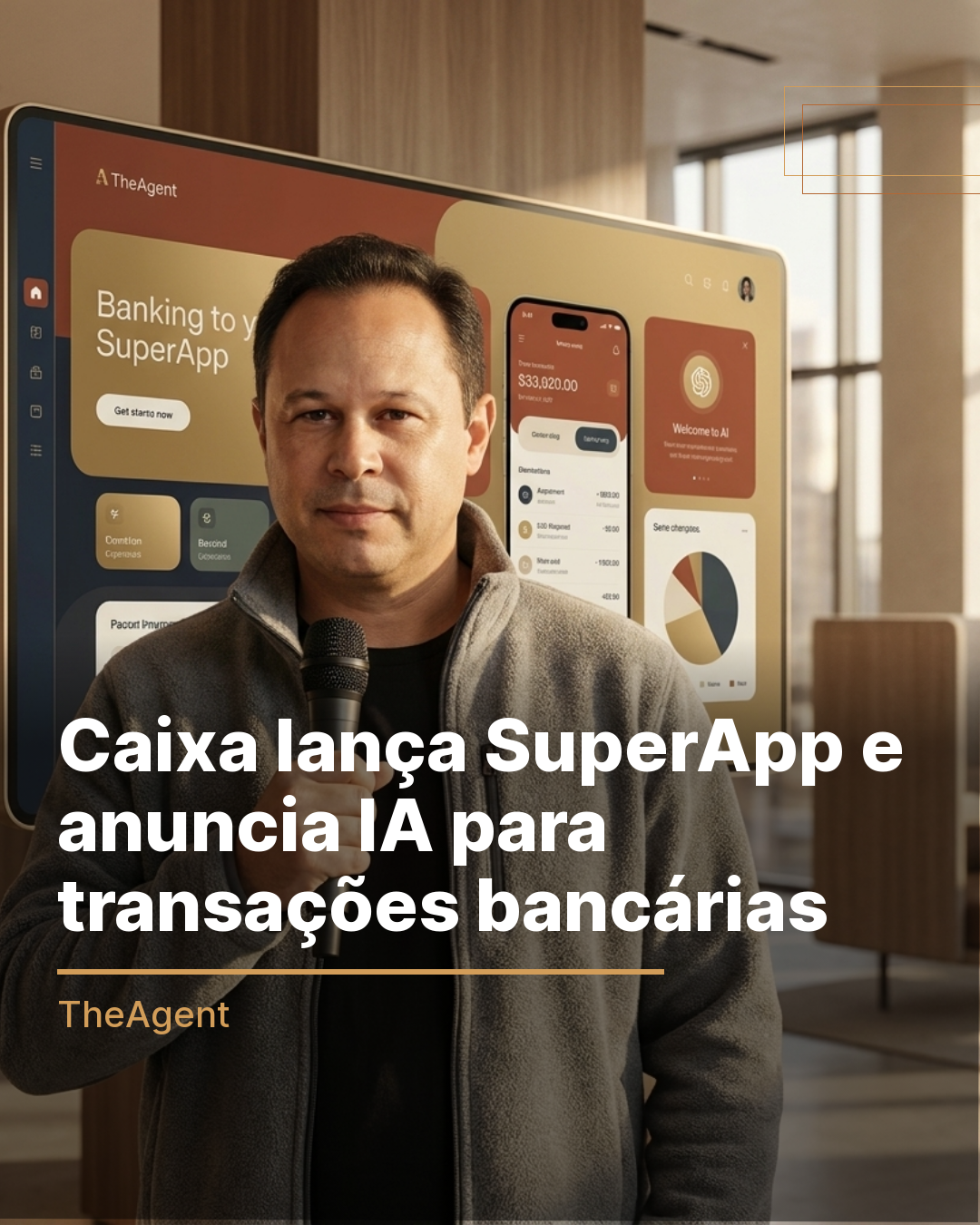 Caixa lança SuperApp e anuncia IA para transações bancárias