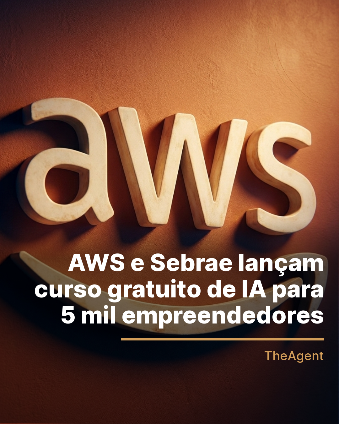 AWS e Sebrae lançam curso gratuito de IA para 5 mil empreendedores