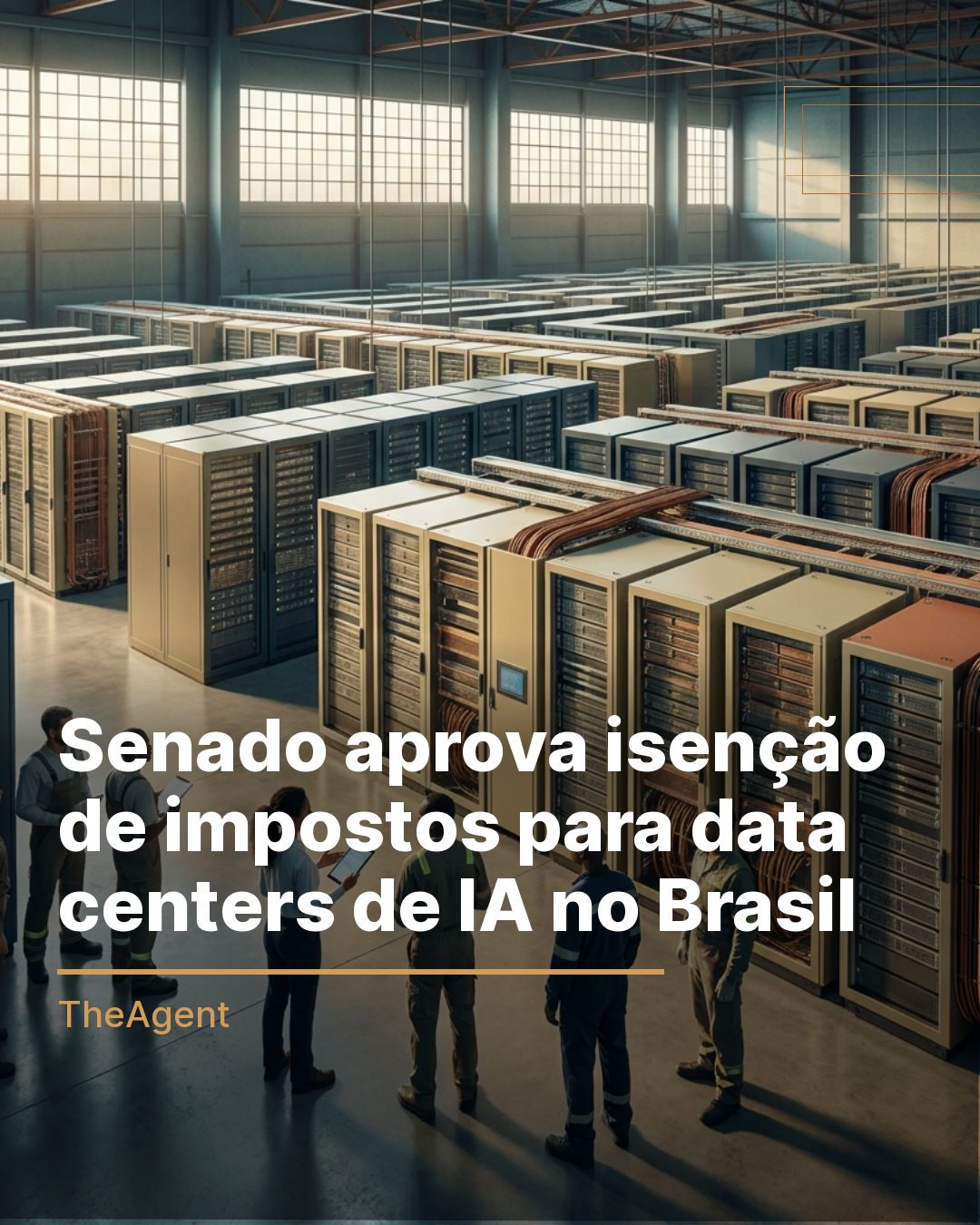 Senado aprova isenção de impostos para data centers de IA no Brasil