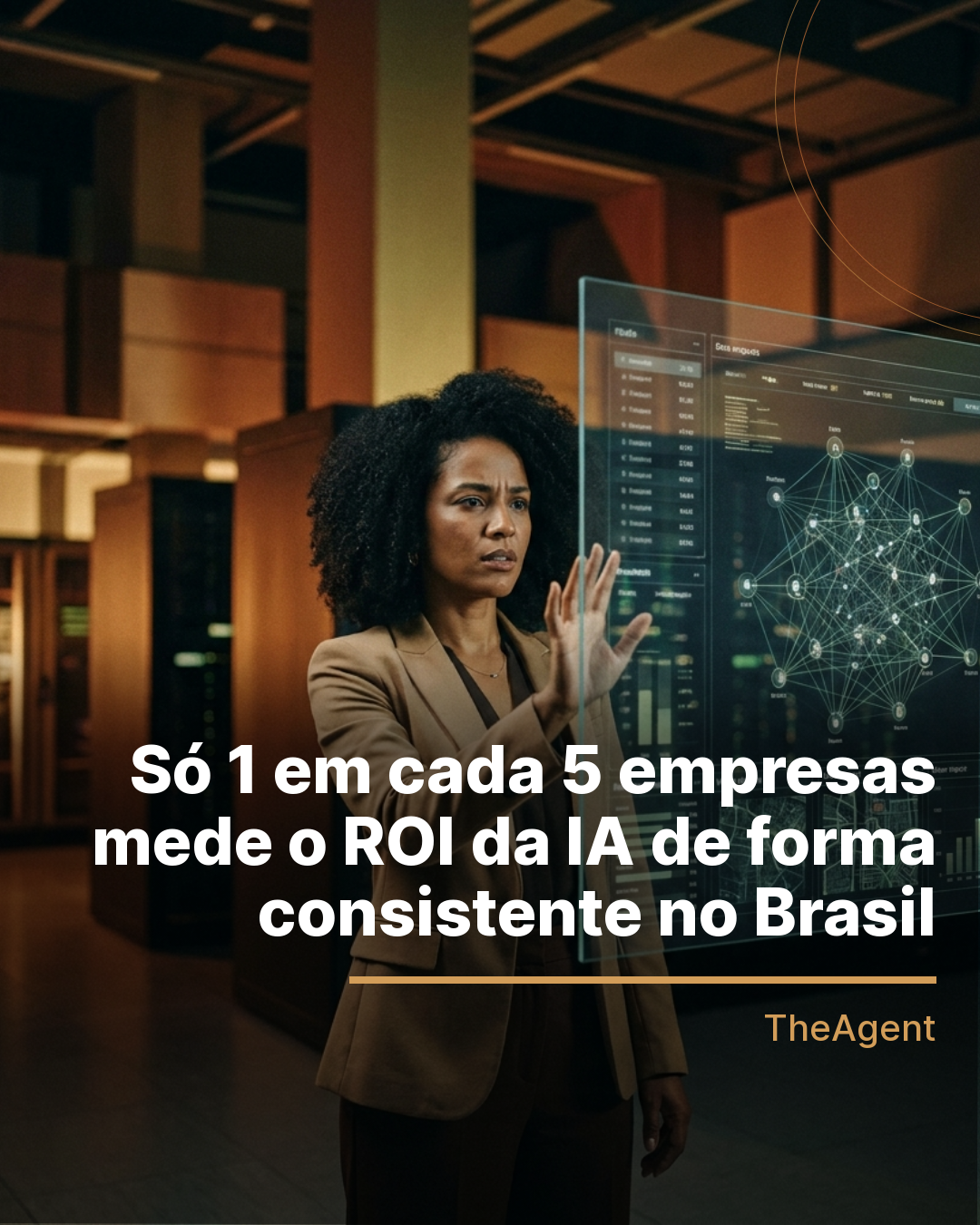 Só 1 em cada 5 empresas mede o ROI da IA de forma consistente no Brasil