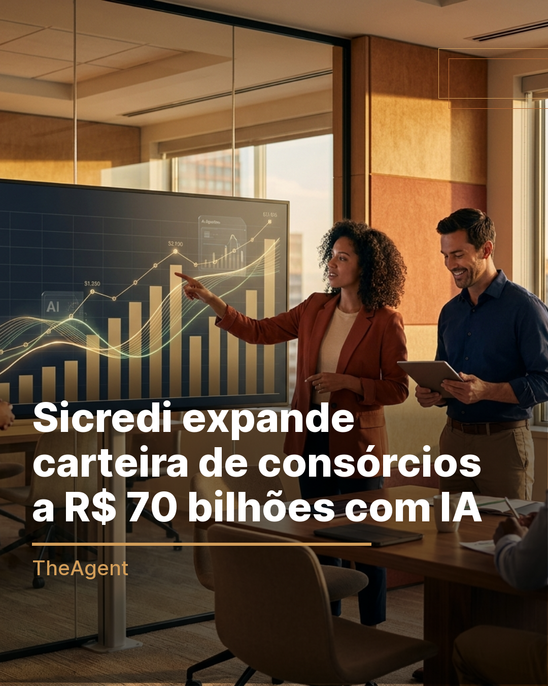 Sicredi expande carteira de consórcios a R$ 70 bilhões com IA
