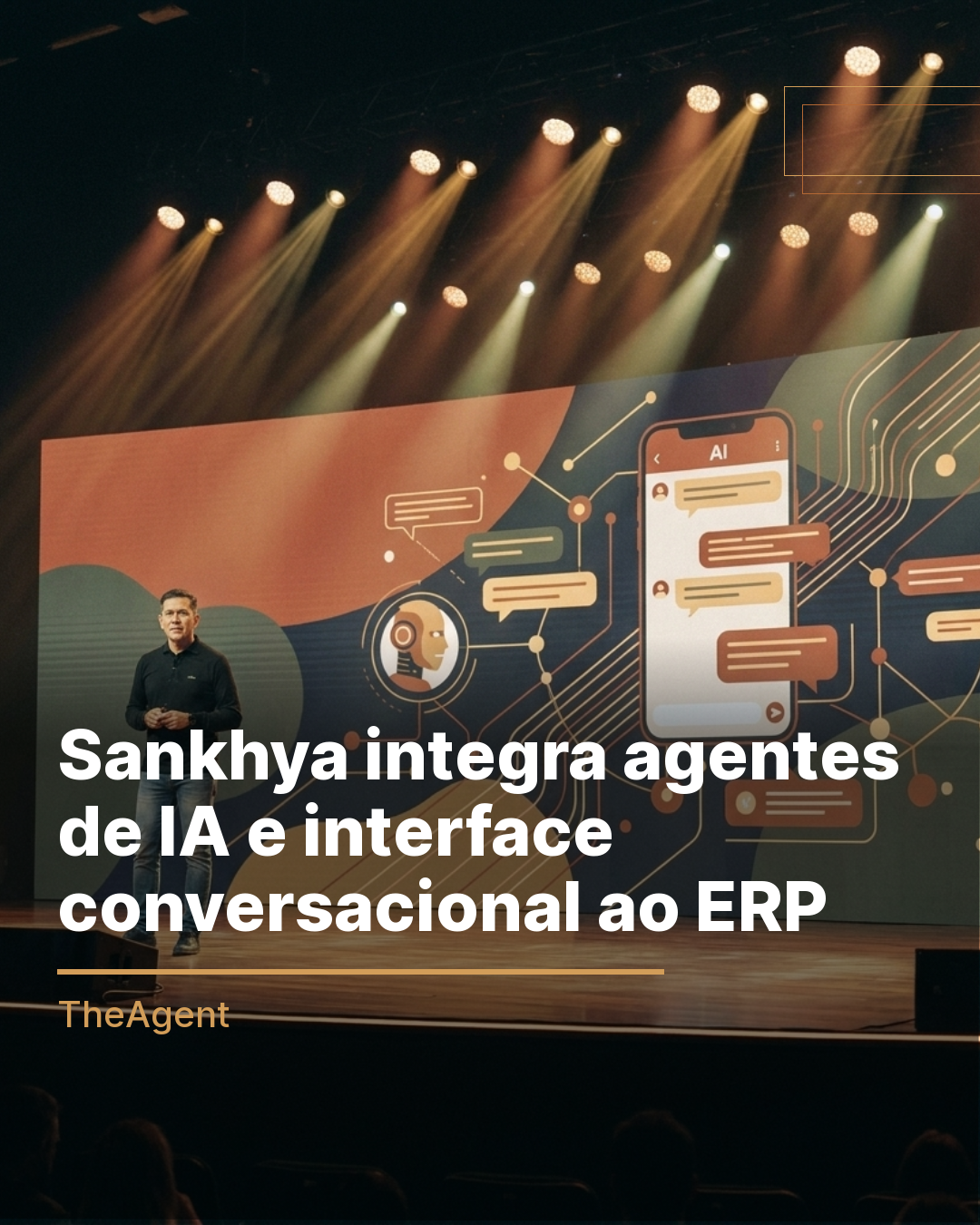 Sankhya integra agentes de IA e interface conversacional ao ERP