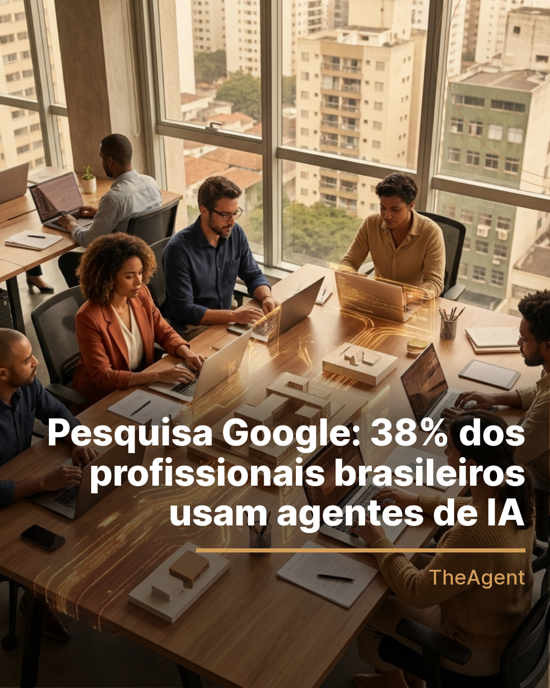 Pesquisa Google: 38% dos profissionais brasileiros usam agentes de IA