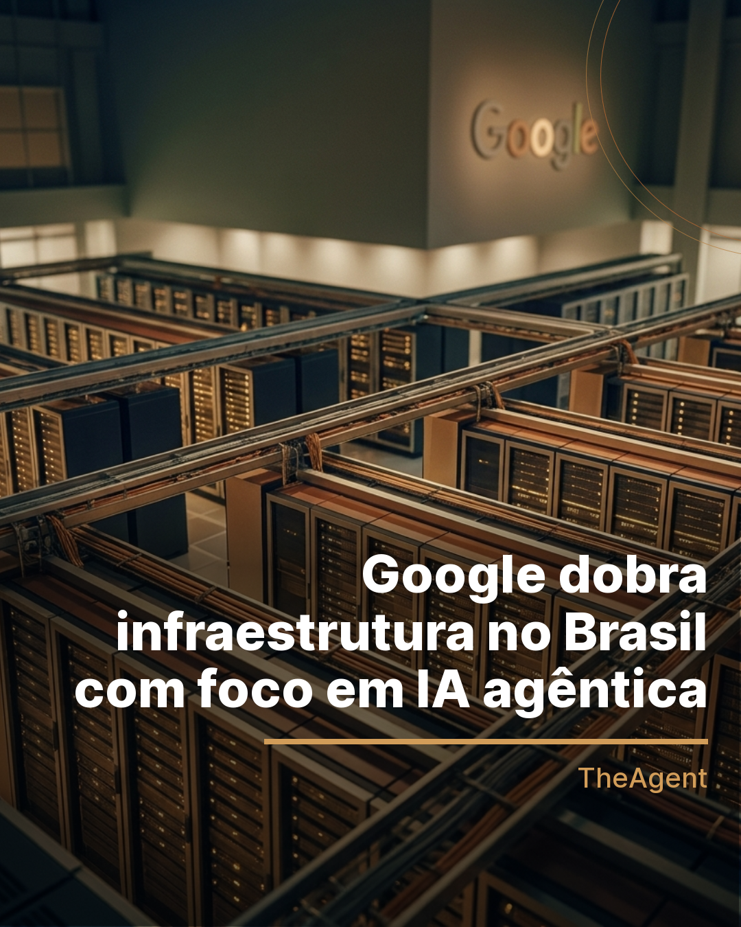 Google dobra infraestrutura no Brasil com foco em IA agêntica