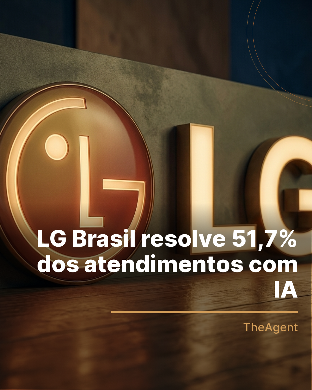 LG Brasil resolve 51,7% dos atendimentos com IA