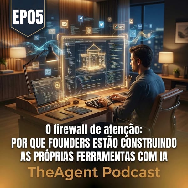 EP05 - O firewall de atenção: por que founders estão construindo as próprias ferramentas com IA