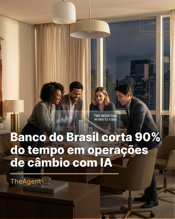Banco do Brasil corta 90% do tempo em operações de câmbio com IA