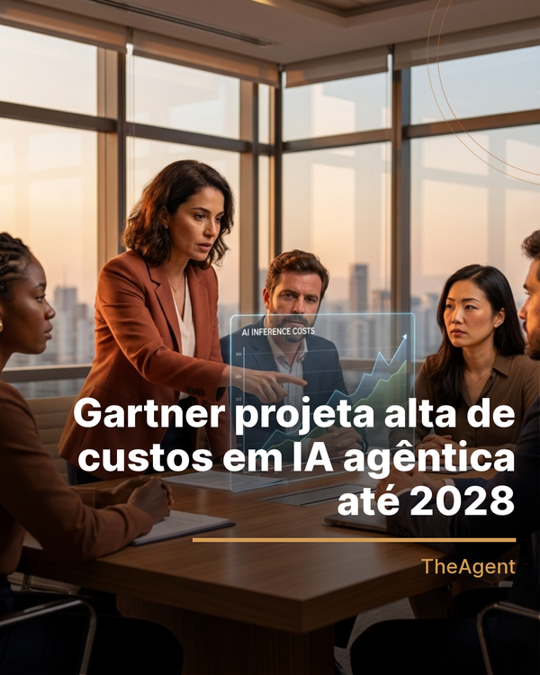 Gartner projeta alta de custos em IA agêntica até 2028