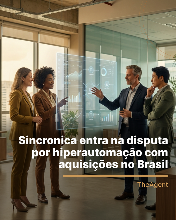 Sincronica entra na disputa por hiperautomação com aquisições no Brasil