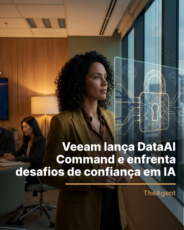 Veeam lança DataAI Command e enfrenta desafios de confiança em IA