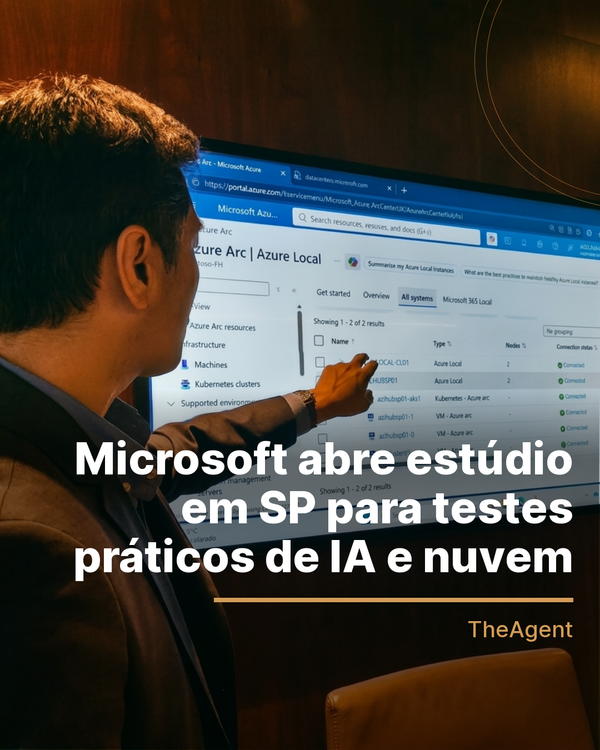 Microsoft abre estúdio em SP para testes práticos de IA e nuvem