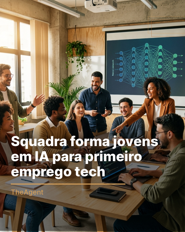 Squadra forma jovens em IA para primeiro emprego tech