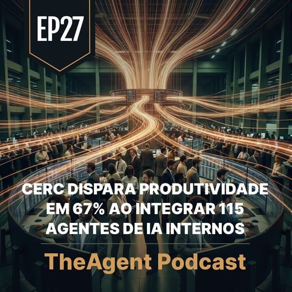 EP27 - CERC dispara produtividade em 67% ao integrar 115 agentes de IA internos