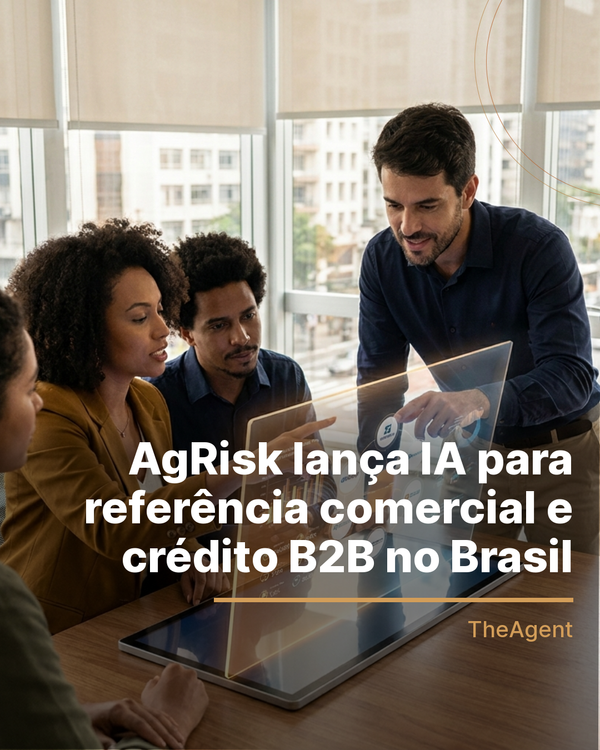AgRisk lança IA para referência comercial e crédito B2B no Brasil