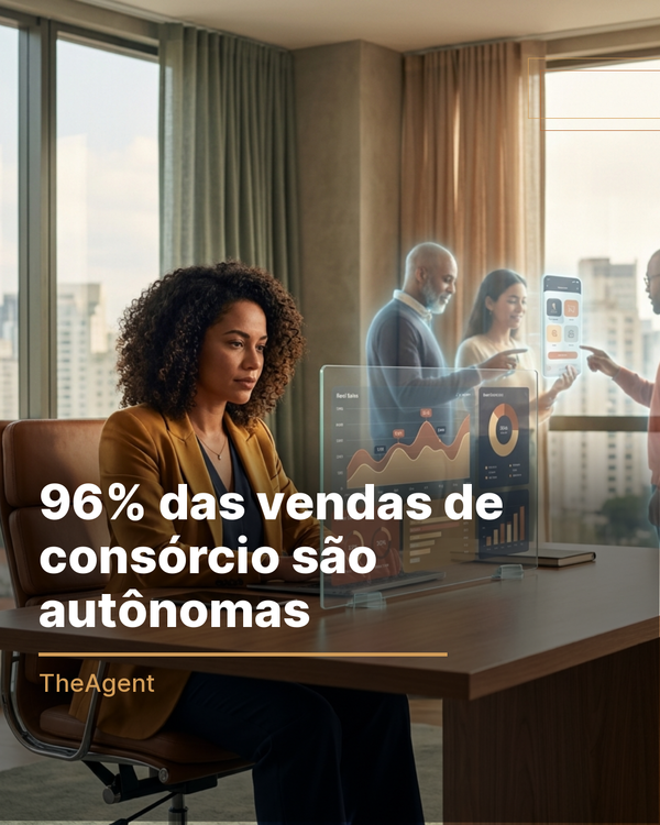 96% das vendas de consórcio são autônomas